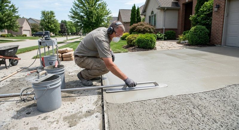 Garage Concrete Resurfacing in Des Moines, IA