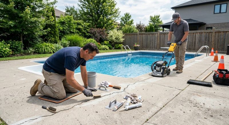 Pool Deck Repair in Des Moines, IA